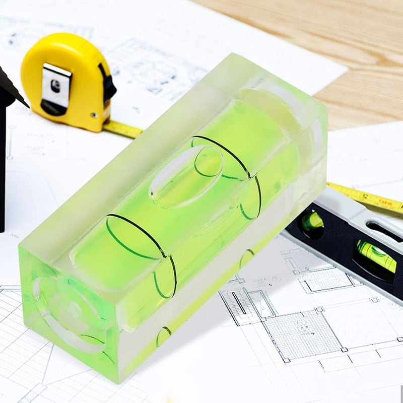 Mini Bubble Level 5pcs 15x15x40mm Small Frame Level Horizontal Vertical Measuring Tool - Image 5